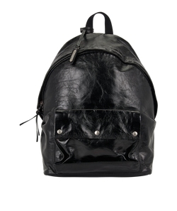 Backpack, Leather, Black, FLY483852, 2*